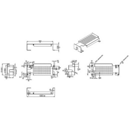 Аксессуары Advantech FPM-3001G-ADKE Брекет скоба для крепления мониторов FPM-3000 15"/17"/19"