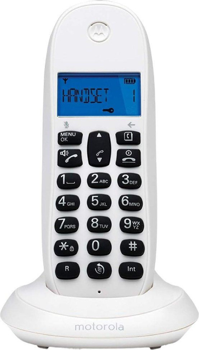 Радиотелефон Motorola C1001CB+,  белый [107c1001blanco]