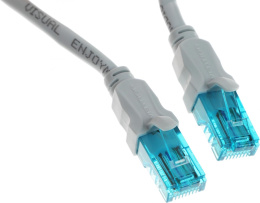Патч-корд Vention VAP-A10-S150 1Гбит/с UTP 4 пары cat.5E CCA molded 1.5м серый RJ-45 m -RJ-45 m