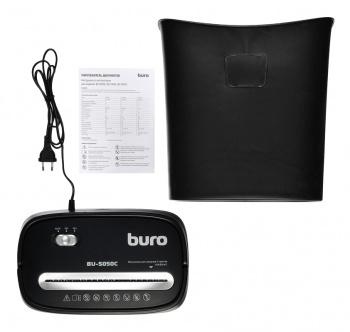 Уничтожитель бумаг Buro Home BU-S050C,  P-3,  5х35 мм, 5 лист. одновременно, 13л