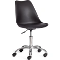 Офисное кресло Tetchair TULIP (mod.106-1) 1 шт. в упаковке, металл/пластик/PU, 58x47x97см, Black (черный) / Chrome (хром) 21551