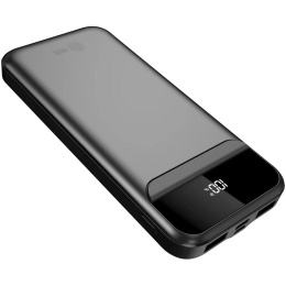 Внешний аккумулятор (Power Bank) Cactus CS-PBFSCA-10000,  10000мAч,  черный