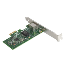 Сетевой адаптер ExeGate EXE-i210AT (PCI-E x1 v2.0, порт 1xRJ45 (медный), 10/100/1000Mbps, Gigabit Server NIC Intel Chipset WGI210AT) EX283723RUS