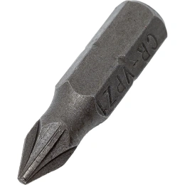 Бита для отвертки PZ1х25 мм, 1/4 Hex, CrV, 24 шт. GRIFF 019166