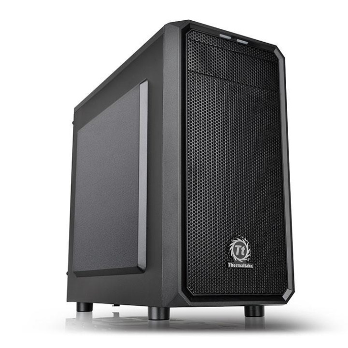 Корпус mATX Thermaltake Versa H15, Micro-Tower, без БП,  черный [ca-1d4-00s1nn-00]