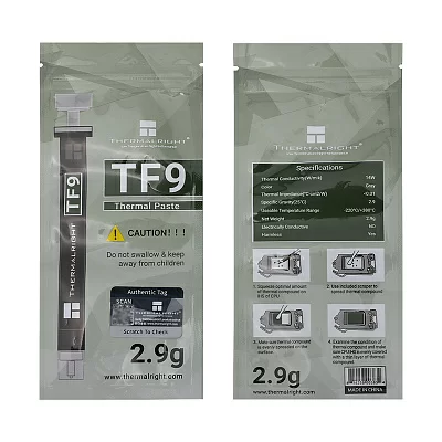 Термопаста Thermalright TF9, 2.9 грамма (TF9-2.9G) 14 Вт/(м·K)