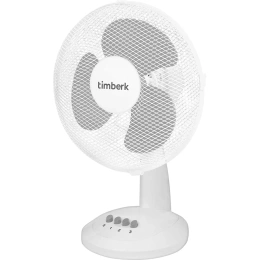 Настольный вентилятор Timberk 12", белый T-DF1201