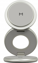 Беспроводное зарядное устройство Magssory Signature Disc Pro 3 в 1 для Apple Titan WCH073t мощность выхода: 25 В, мощность входа: 9V/3А, 12V/3A, протоколы зарядки: Qi2, Qi, PD, QC, кабель: магнитный нейлоновый
