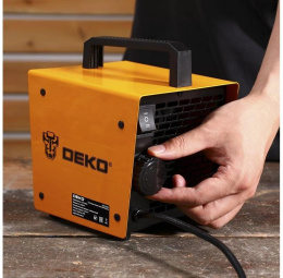 Электрическая тепловая пушка DEKO DKIH2300, 2.3кВт, оранжевый [080-1012]