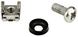 Винт Hyperline (CNS-M6-16) с гайкой с шайбой (упак.:1шт)