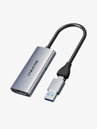 Адаптер видеозахвата CABLETIME CB66G (CT-ACHC3P-AG) USB 3.0 A+C в HDMI с помощью PD100W