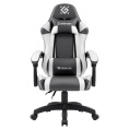 Игровое кресло Defender Fortune Серый/белый,класс 4,PU_5 64026