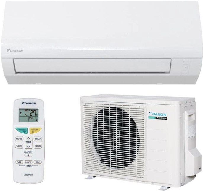 Сплит-система инверторная DAIKIN Sensira FTXF20E/RXF20E настенная, до 20м2, 7000 BTU, (комплект из 2-х коробок)