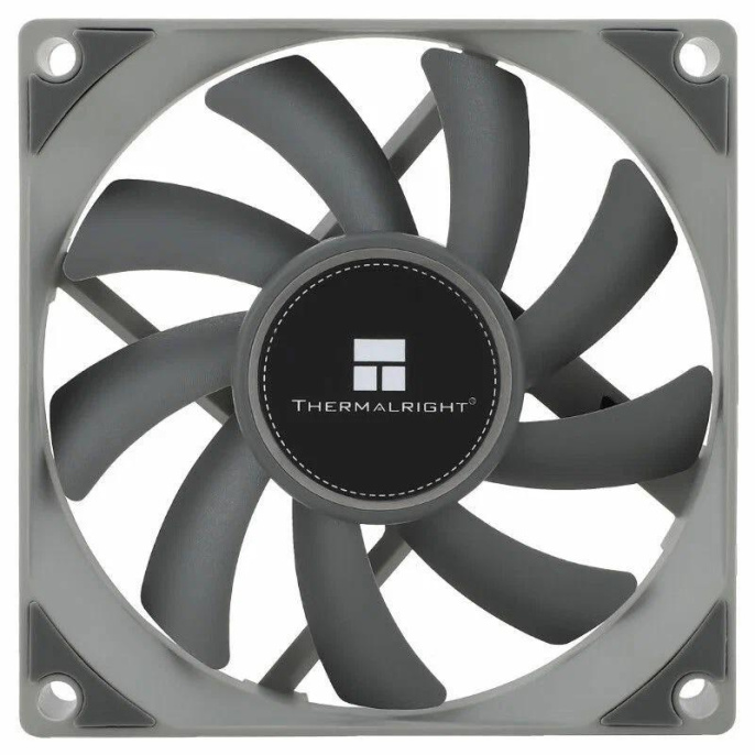 Вентилятор корпусный/ Case Cooler Thermalright TL-8015 80x80x15mm, 4-pin PWM, 28.4CFM, 23.3dBA, 2200RPM, Grey