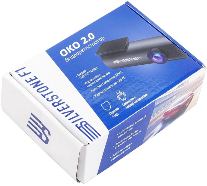 Видеорегистратор SilverStone F1 OKO 2.0,  черный