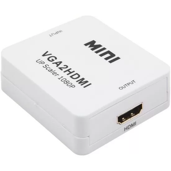 Rexant (17-6930) Конвертер VGA + Стерео 3,5мм на HDMI, пластик, белый