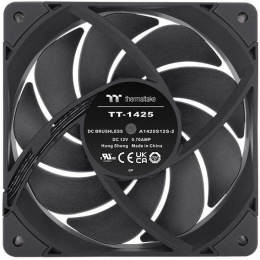Вентилятор Thermaltake Toughfan 14 Pro 140мм, 4-pin, 2000об/мин, 24.5 - 31.6 дБ, черный, Ret [cl-f140-pl14bl-a]