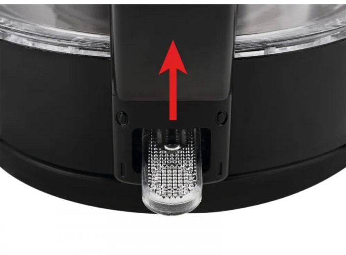 Чайник электрический Tefal KO450832 8010000465 1.7л. черный корпус: стекло/пластик 8010001400