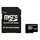 Карта памяти Silicon Power SP016GBSTH010V10-SP microSDHC Memory Card 16Gb Class10 + microSD-- SD Adapter