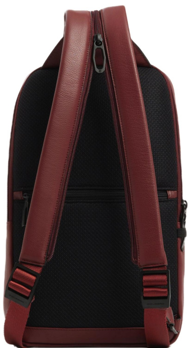 Рюкзак слинг Piquadro Russel CA6764W137/CU красное дерево кожа