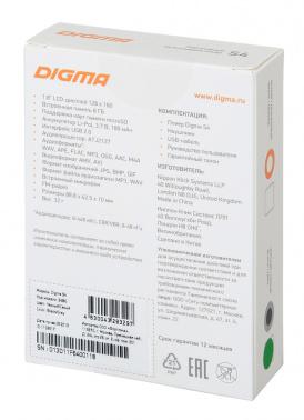 MP3 плеер Digma S4 flash,  8ГБ,  черный/серый