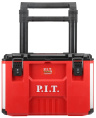 Ящик для инструментов P.I.T. HTLB02-4933 грузоподъемность: 50 кг, герметичный, материал корпуса: ABS + PP, складная рукоятка для переноски, колеса с противоскользящими накладками