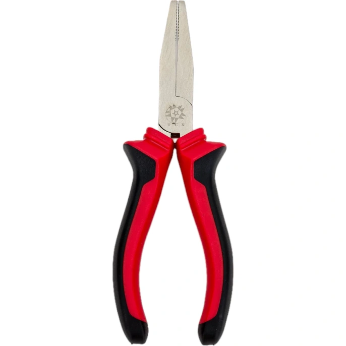 Плоскогубцы TLX 160 мм с декор. ручками удл. плоские губки JS21006 66366