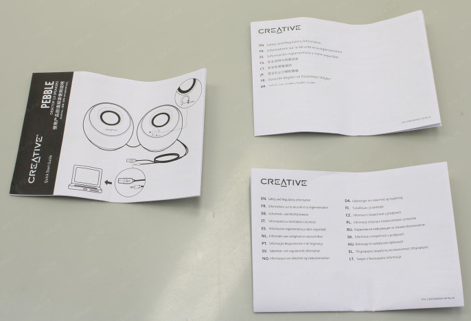 Колонки Creative Pebble MF1680,  2.0,  белый [51mf1680aa001]