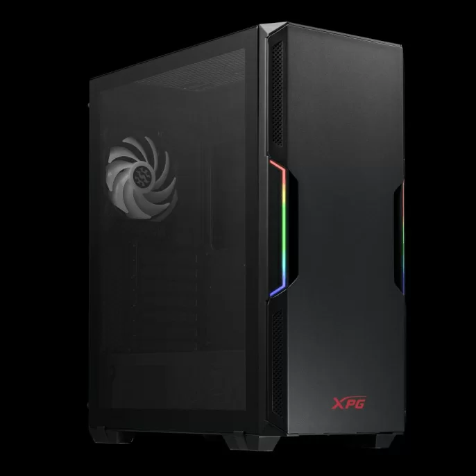 ADATA XPG STARKER черный Mid-Tower, Micro-ATX, Mini-ITX, Standard-ATX, USB 3.2 Gen1 Type-A