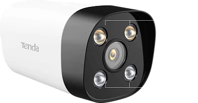 Цилиндрическая уличная IP-камера Tenda IT7-PCS , 2560x1440, 25 кадр./сек, CMOS, 4Мп, PoE, ночная съемка, датчик движения, IP67