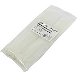 Стяжка хомут нейлоновая ExeGate CV66-200x2.5W нейлон 6.6, 200x2.5мм, неоткрывающаяся, halogen free, -40°C - +85°C, белая, 100 шт EX253850RUS