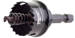 Коронка Milwaukee Shockwave 22мм (49569810) (пильная, центрирующее сверло, обрабатываемый материал: алюминий, металл, цветные металлы, рабочий диаметр: 22 мм, хвостовик: шестигранный)