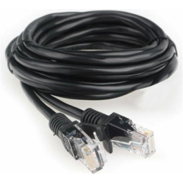 Гарнизон PC-UTP-5e-3-BK кат.5e, Патч-корд UTP 3м, литой, многожильный чёрный