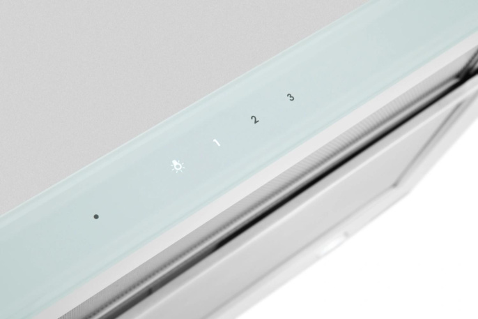 Вытяжка встраиваемая Zugel ZHT652GW белый управление: сенсорное 1 мотор