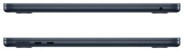 Ноутбук Apple MacBook Air A2681, 13.6", IPS, Apple M2 8 core 3.5ГГц, 8-ядерный, 16ГБ 256ГБ SSD,  macOS,  полночный [mc7x4hn/a]