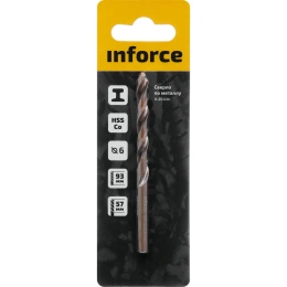 Сверло по металлу HSS-CO 6x93x57 мм Inforce 11-01-434