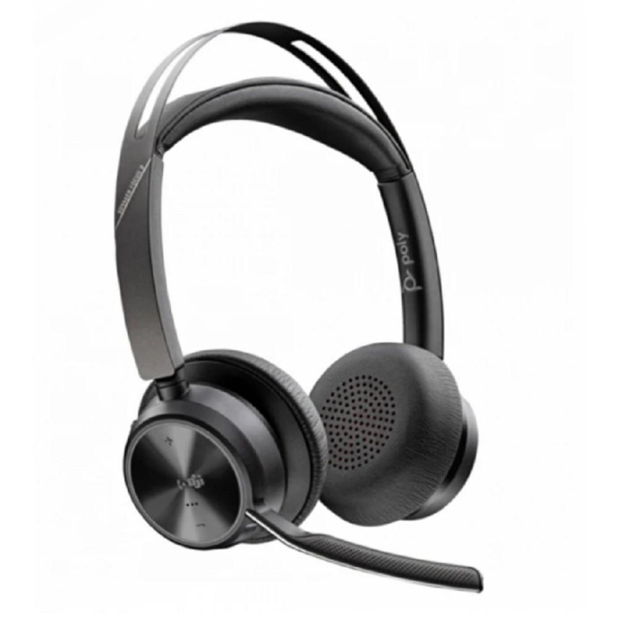 PLANTRONICS Poly 9T9J6AA#AC3 Voyager Focus 2 Microsoft Teams Certified with charge stand Headset Гарнитура беспроводная