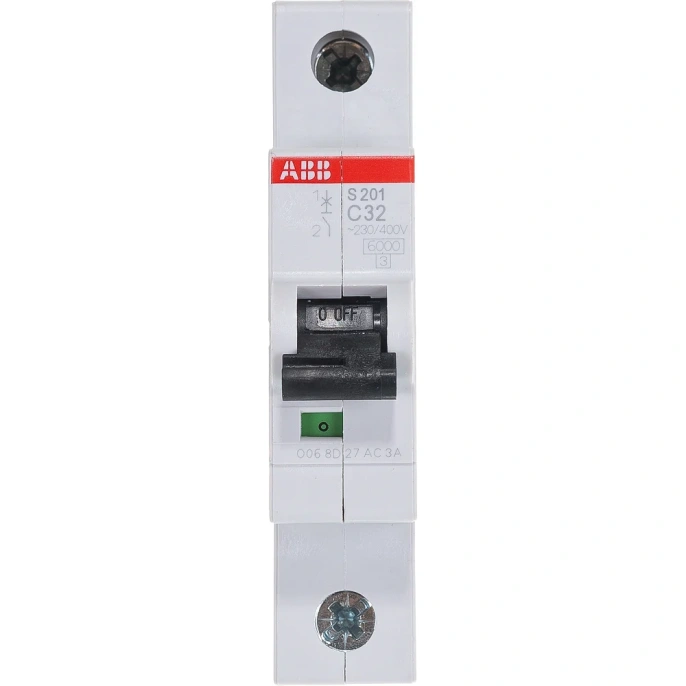 Автоматический модульный выключатель ABB 1п C S201 6кА 32А 2CDS251001R0324
