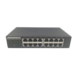 NEOMAX неуправляемый коммутатор NMS-116P-100-S, 16 портов 100 Mbps, металл desktop