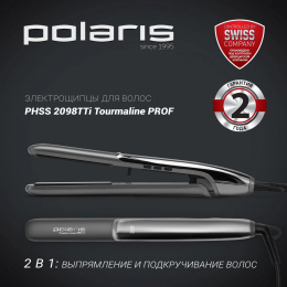 Выпрямитель Polaris PHSS 2098TTi Tourmaline Prof 35Вт графитовый макс.темп.:220С покрытие:турмалиновое 016890