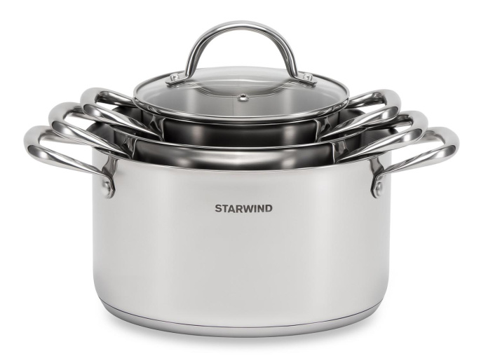 Набор кастрюль StarWind Chef Family,  6 предметов