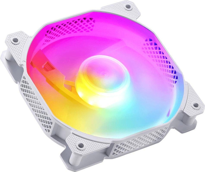 Вентилятор Formula Cosmic 14WH 140мм, 3-pin, от БП:4-pin (Molex), 1100об/мин, 22.3 дБ, RGB, белый, Ret [cosmic 14wh fr]