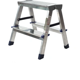 Алюминиевая двухсторонняя стремянка SMARTY Alpha Duo 2 ступени SN026-02