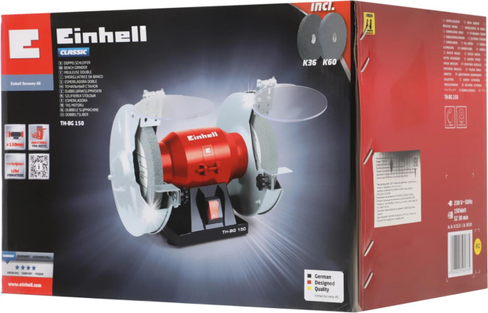 Точильный станок EINHELL TH-BG 150, 150Вт [4412570]
