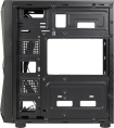 Корпус ATX Aerocool Glider Cosmo-G-BK-v1, Midi-Tower, без БП,  черный