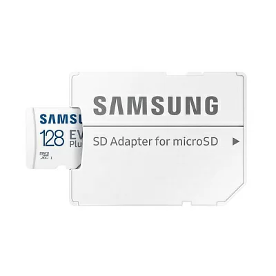 Карта памяти Samsung microSDXC MB-MC128KA/APC 128GB EVO PLUS microSDXC Class 10 UHS-I, U3 + SD адаптер