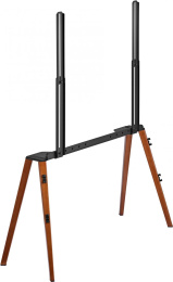 Подставка для телевизора Cactus CS-ST3646BKWN черный/орех 49"-75" макс.40кг напольный