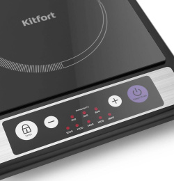 Плита Электрическая Kitfort КТ-107 черный стеклокерамика настольная