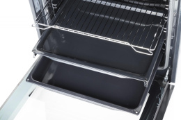 Духовой шкаф электрический Gorenje BOSB6737E06X, 77л, дверца с 2 стеклами, нержавеющая сталь/черный