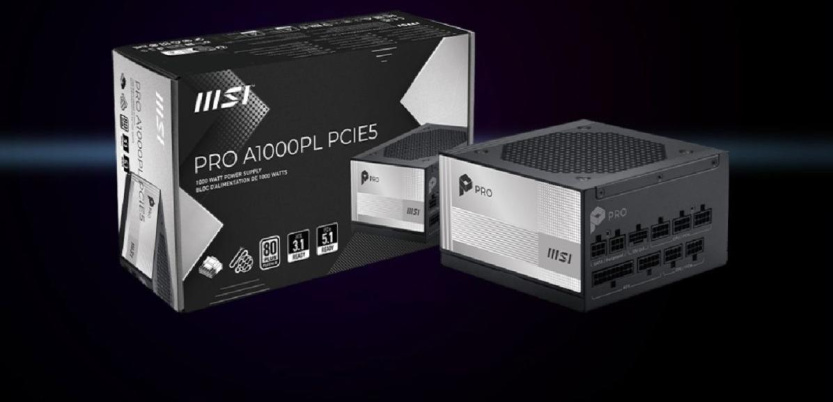 MSI выпустила недорогой модульный блок питания мощностью 1000 Вт